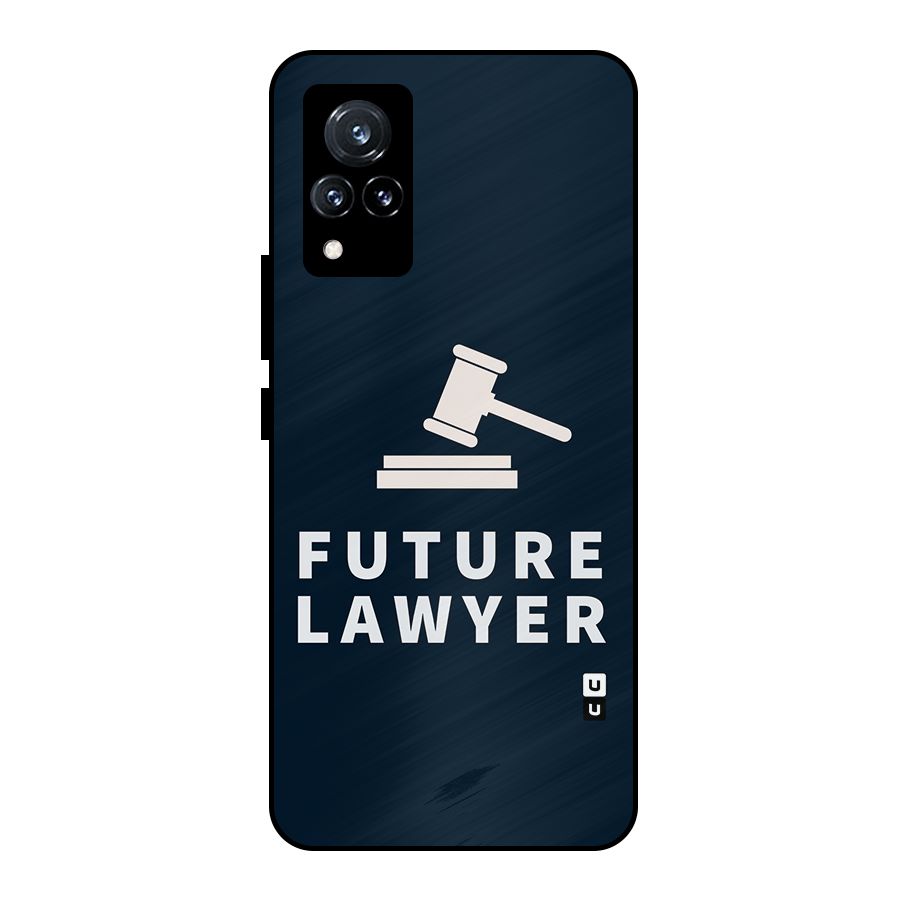 Future Lawyer Metal Back Case for Vivo V21 5G