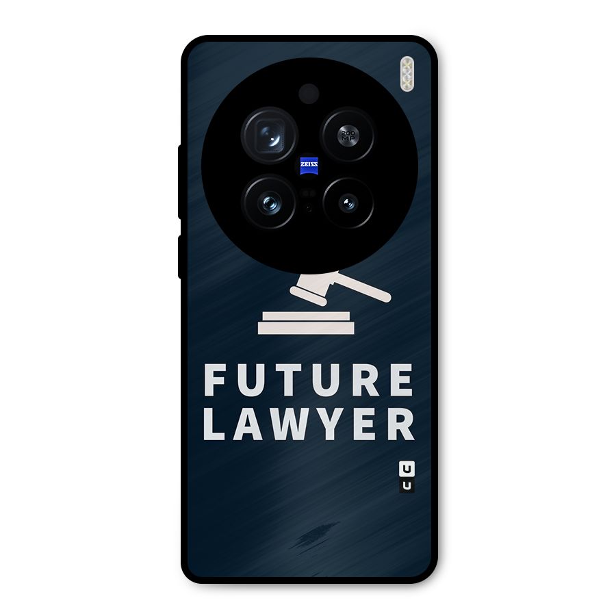Future Lawyer Metal Back Case for Vivo X200 Pro