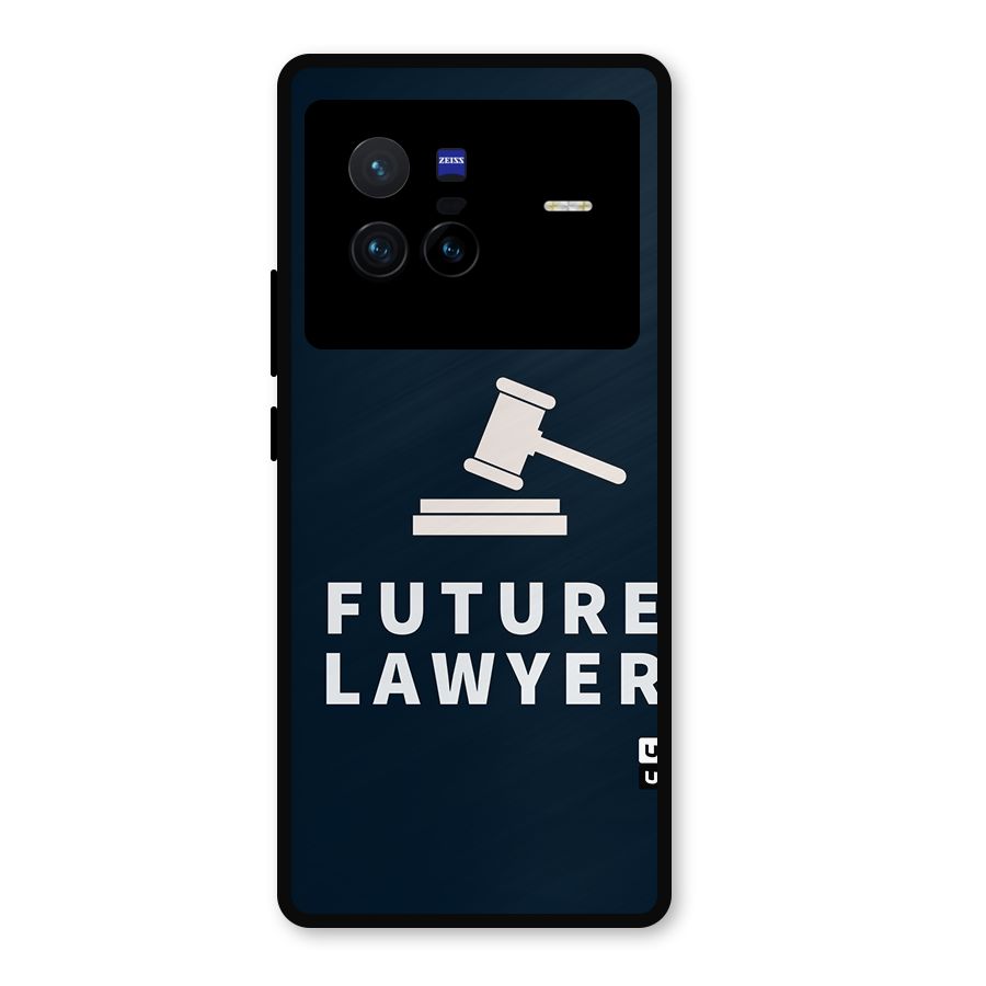 Future Lawyer Metal Back Case for Vivo X80