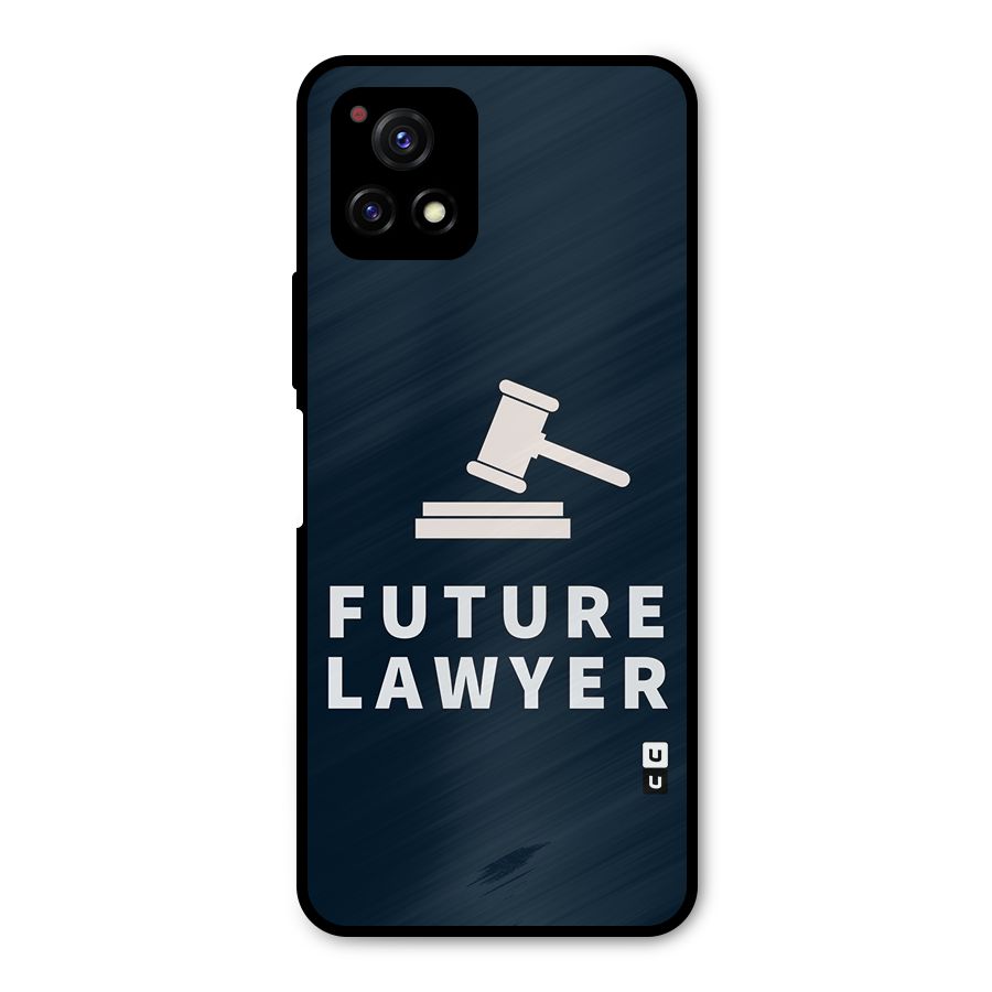 Future Lawyer Metal Back Case for Vivo Y72 5G