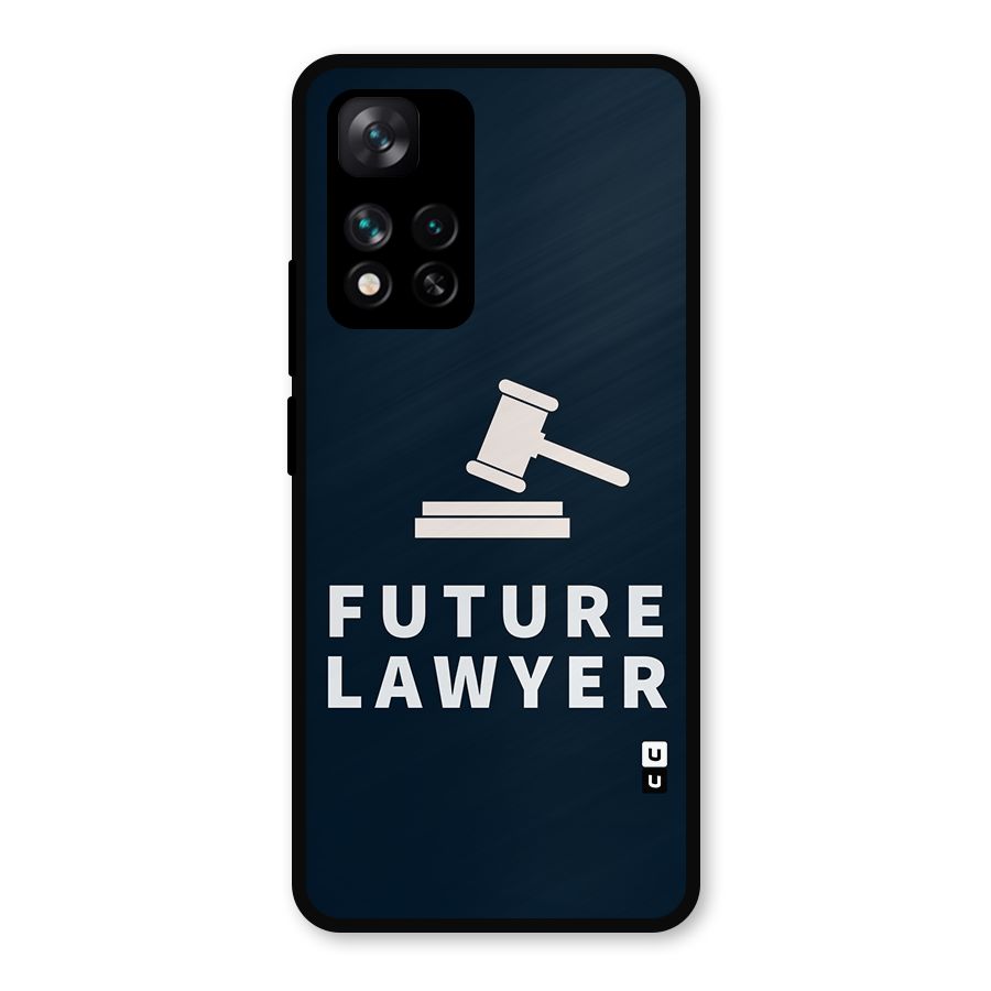 Future Lawyer Metal Back Case for Xiaomi 11i 5G