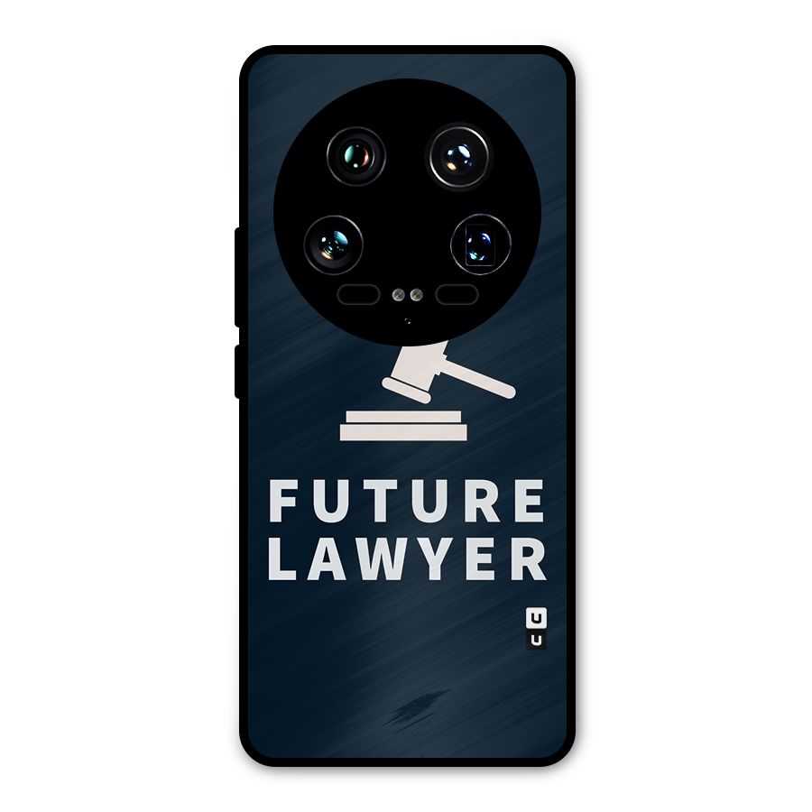 Future Lawyer Metal Back Case for Xiaomi 14 Ultra