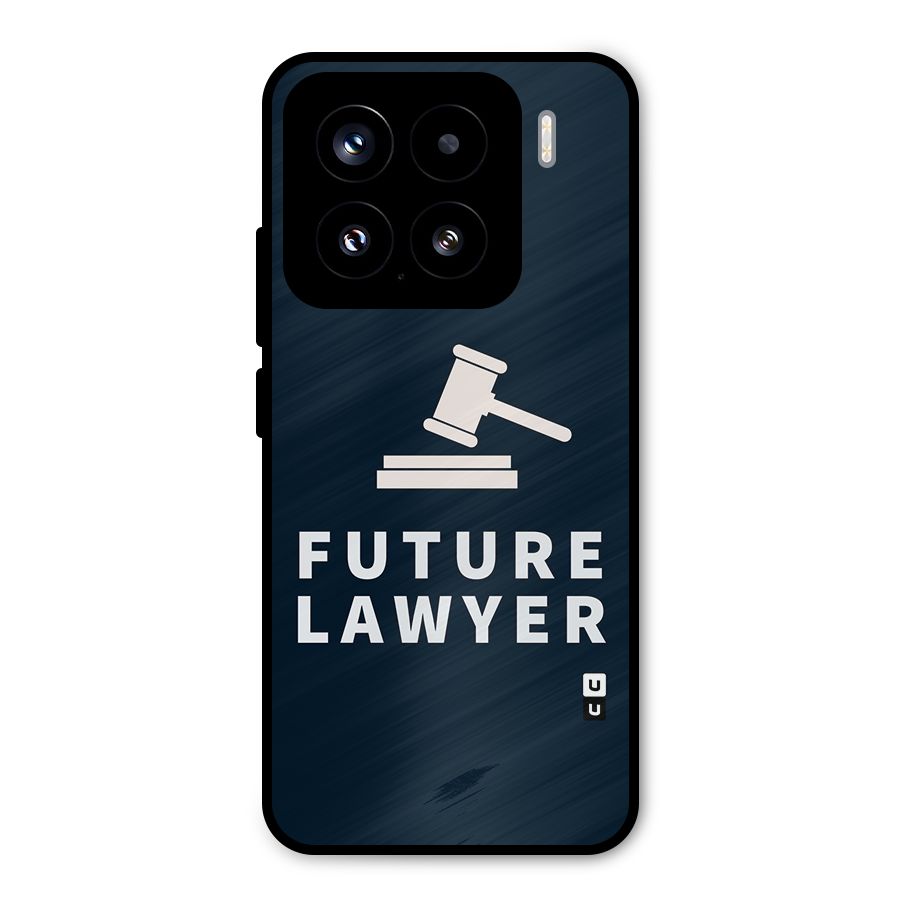 Future Lawyer Metal Back Case for Xiaomi 15