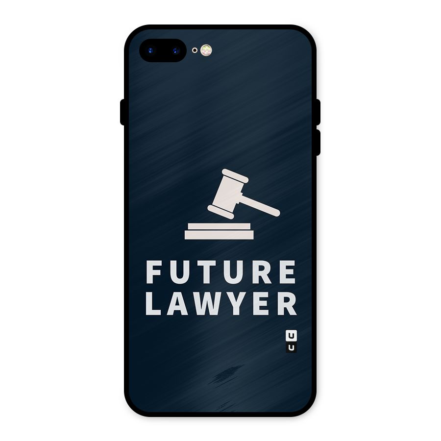 Future Lawyer Metal Back Case for iPhone 8 Plus