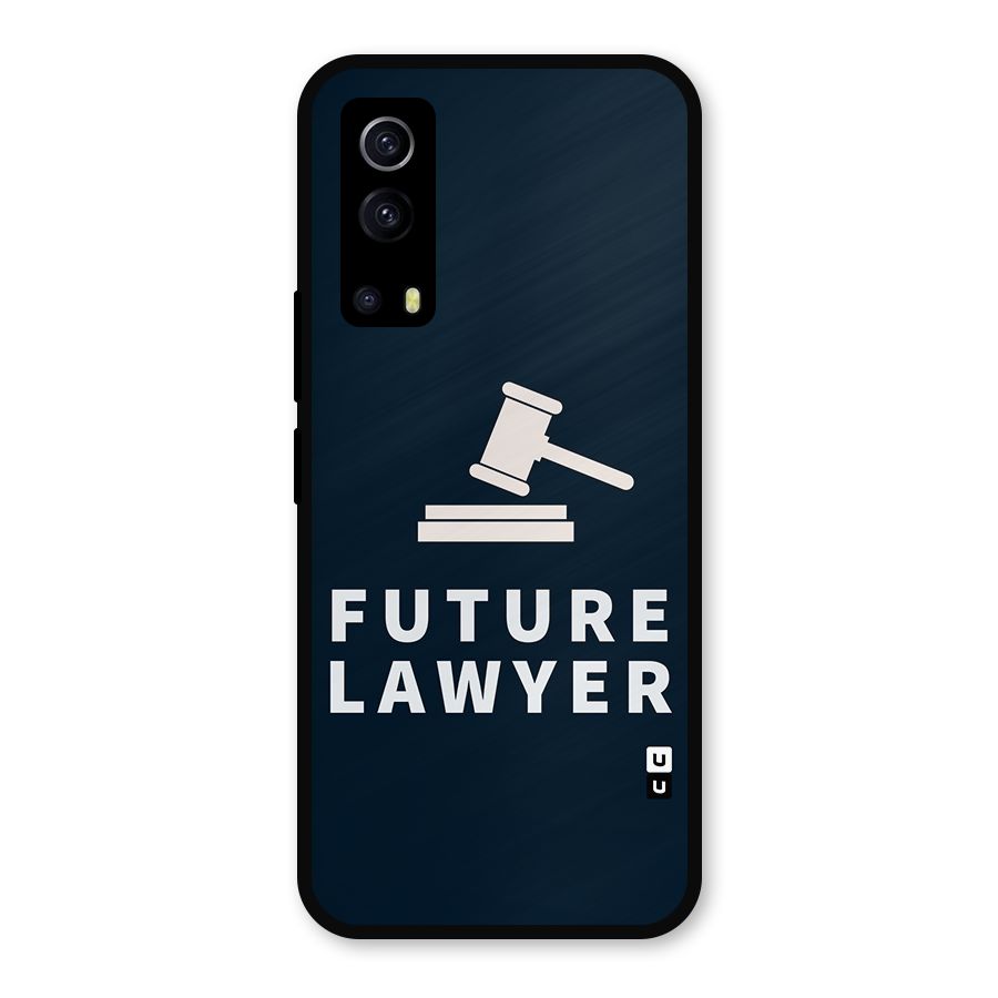 Future Lawyer Metal Back Case for iQOO Z3