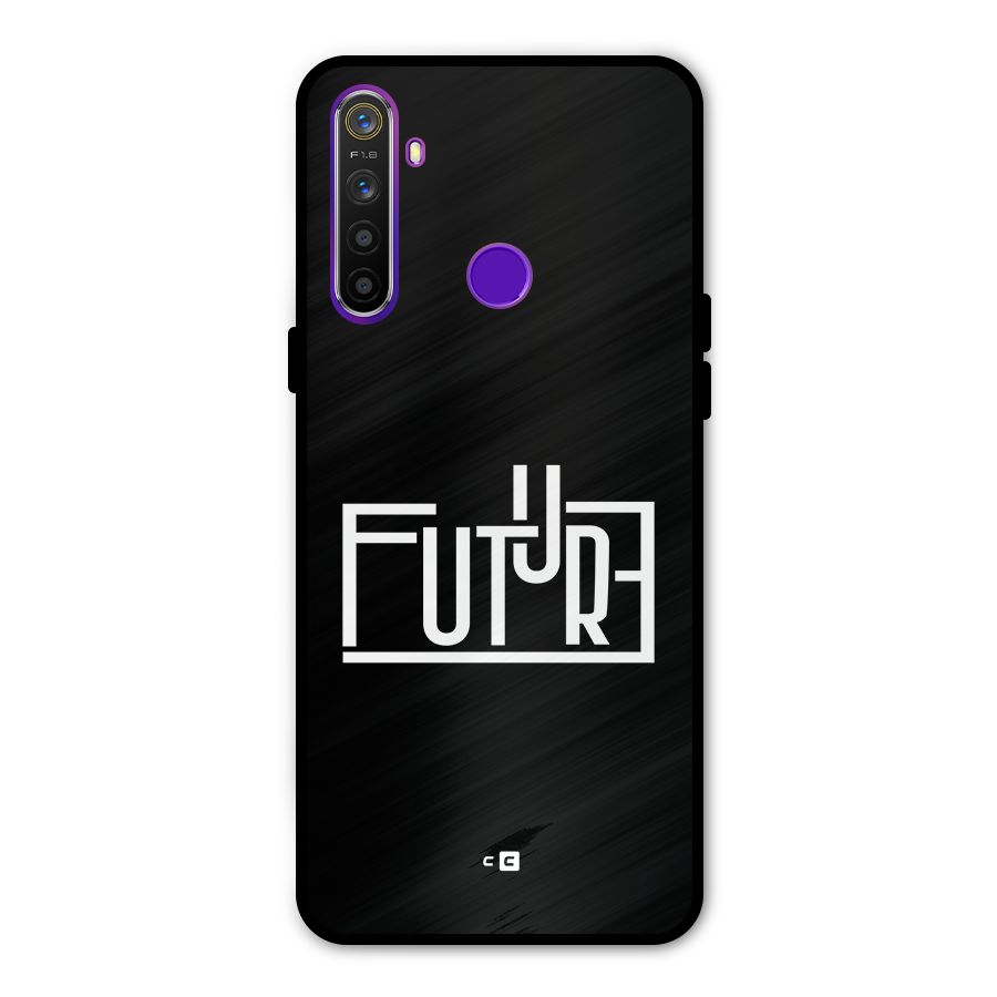 Future Type Glass Back Case for Realme 5s