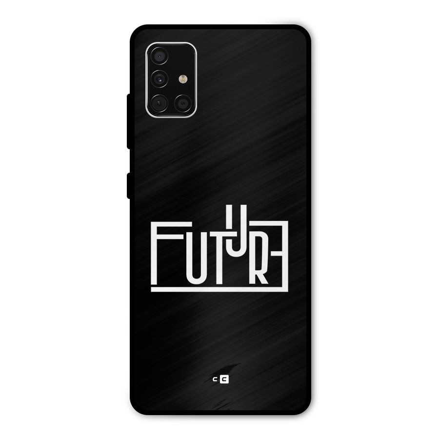Future Type Metal Back Case for Galaxy A51
