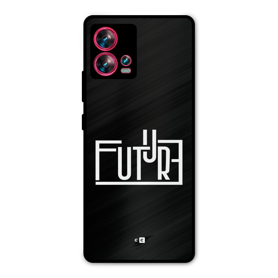 Future Type Metal Back Case for Motorola Edge 30 Fusion