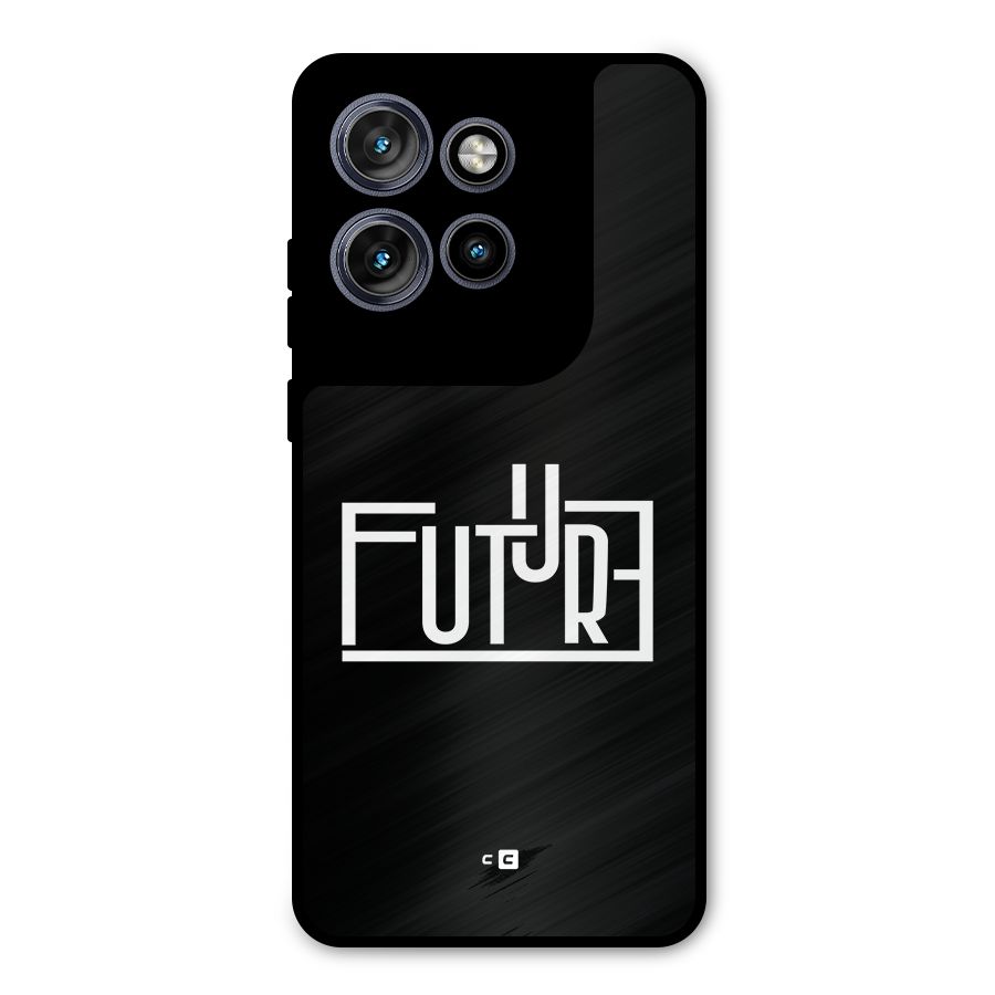 Future Type Metal Back Case for Motorola Edge 50 Neo