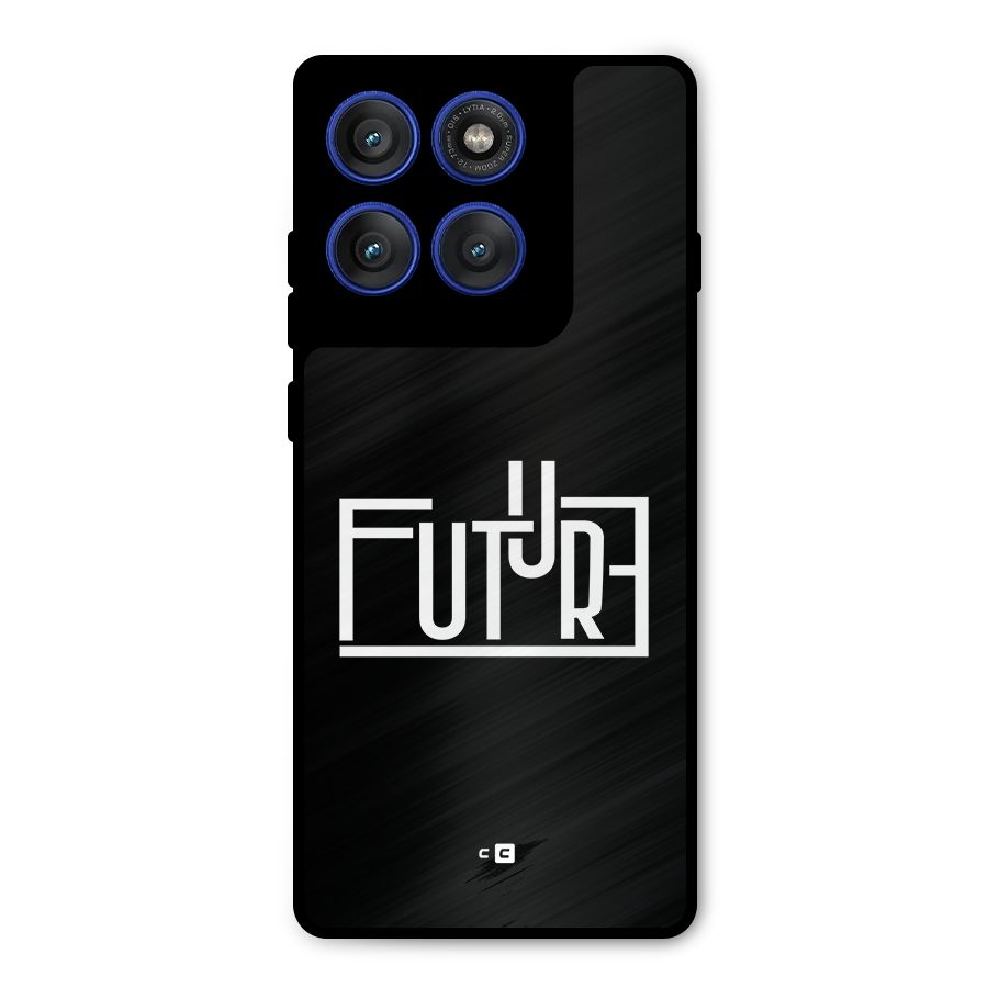 Future Type Metal Back Case for Motorola Edge 60 Pro