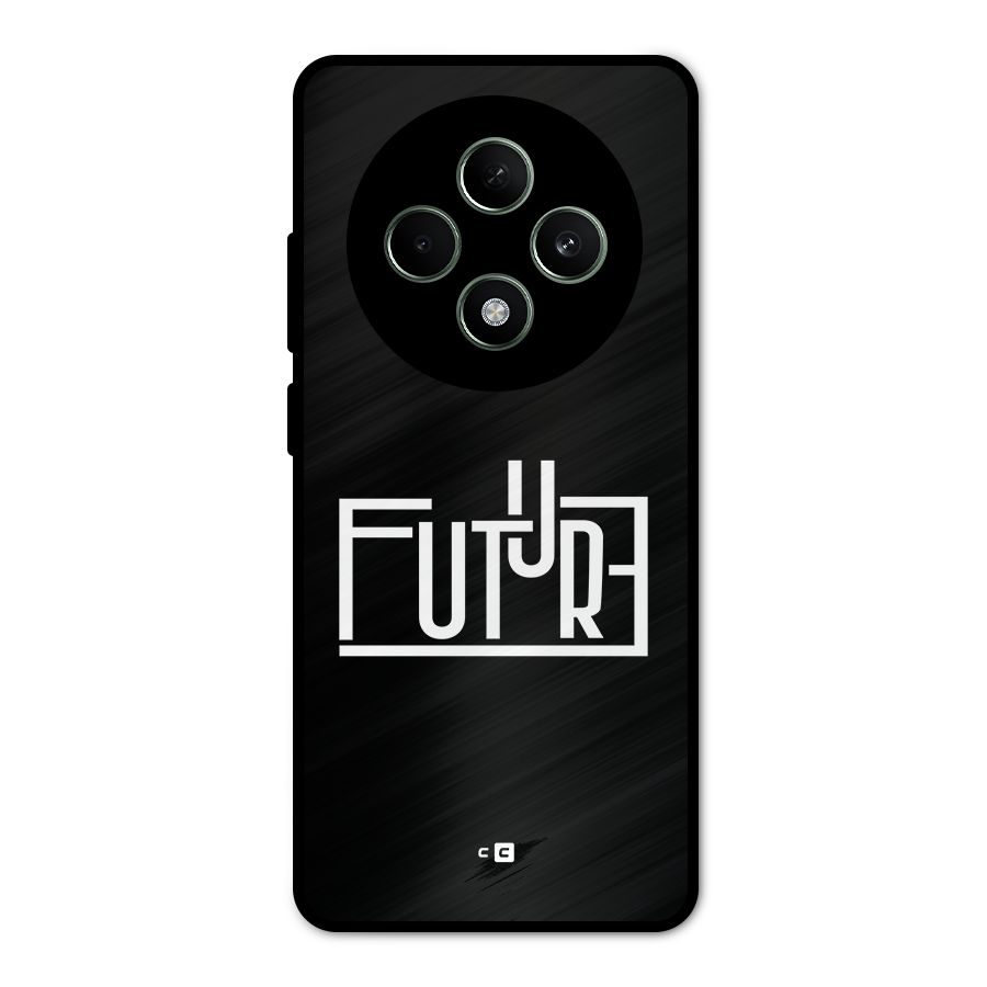 Future Type Metal Back Case for Oppo F27