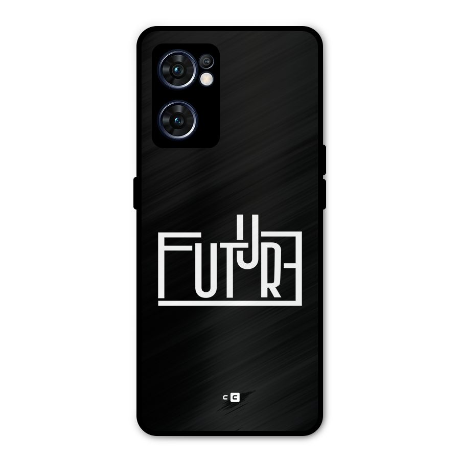 Future Type Metal Back Case for Oppo Reno7 5G