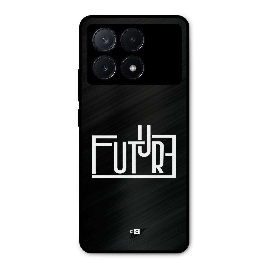 Future Type Metal Back Case for Poco X6 Pro