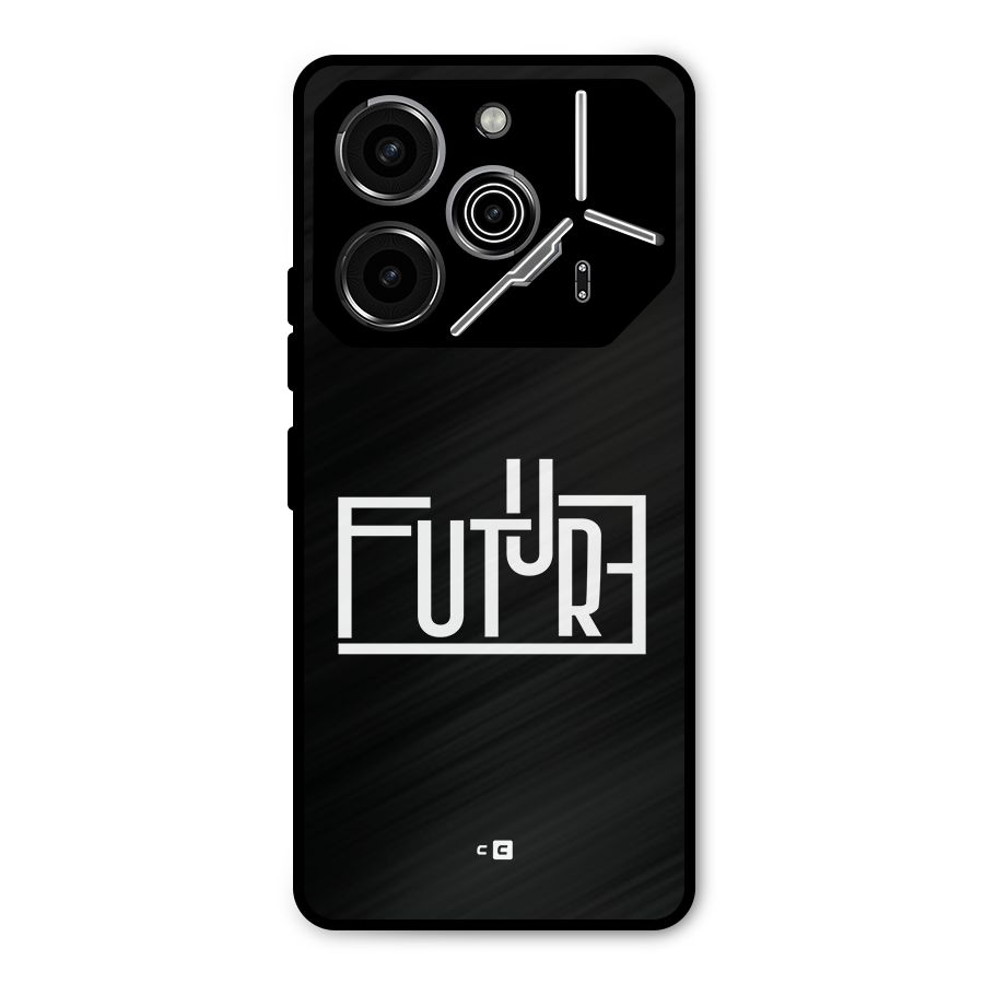 Future Type Metal Back Case for Tecno Pova 6 Pro