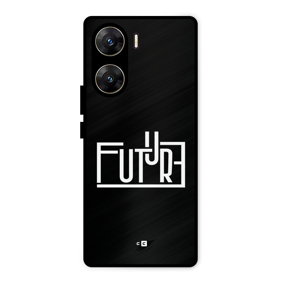 Future Type Metal Back Case for Vivo V29e