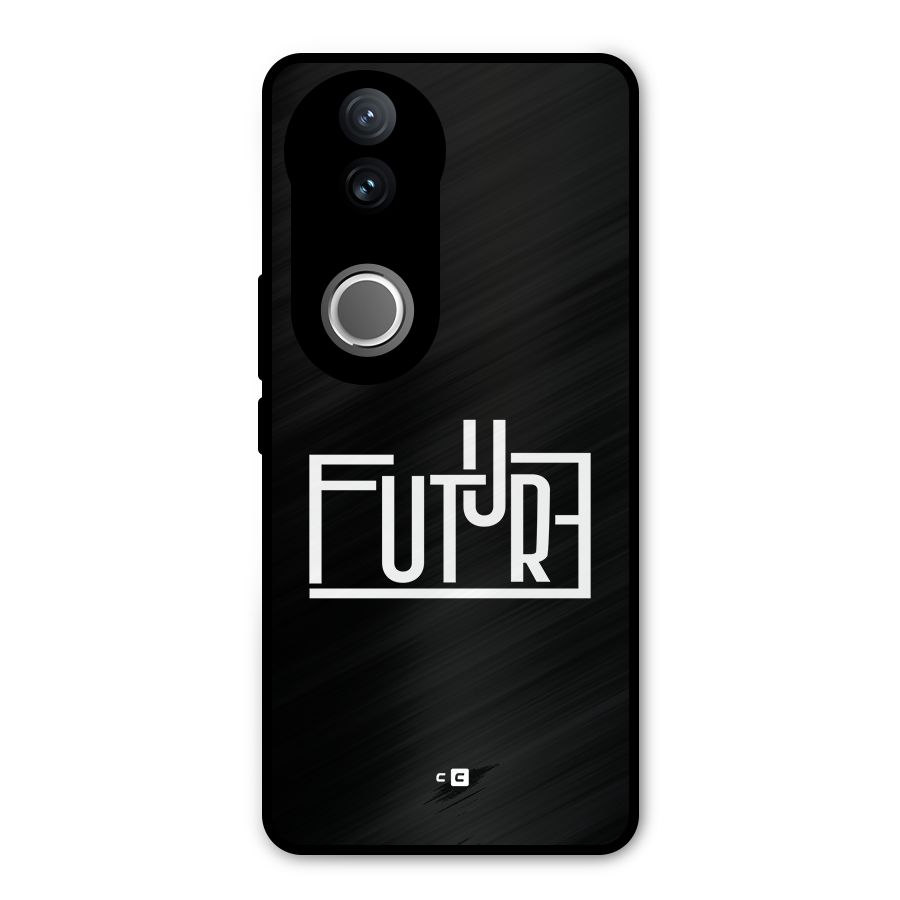 Future Type Metal Back Case for Vivo V50
