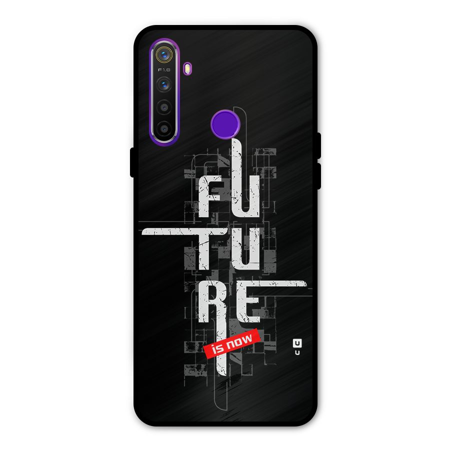 Future is Now Glass Back Case for Realme 5s