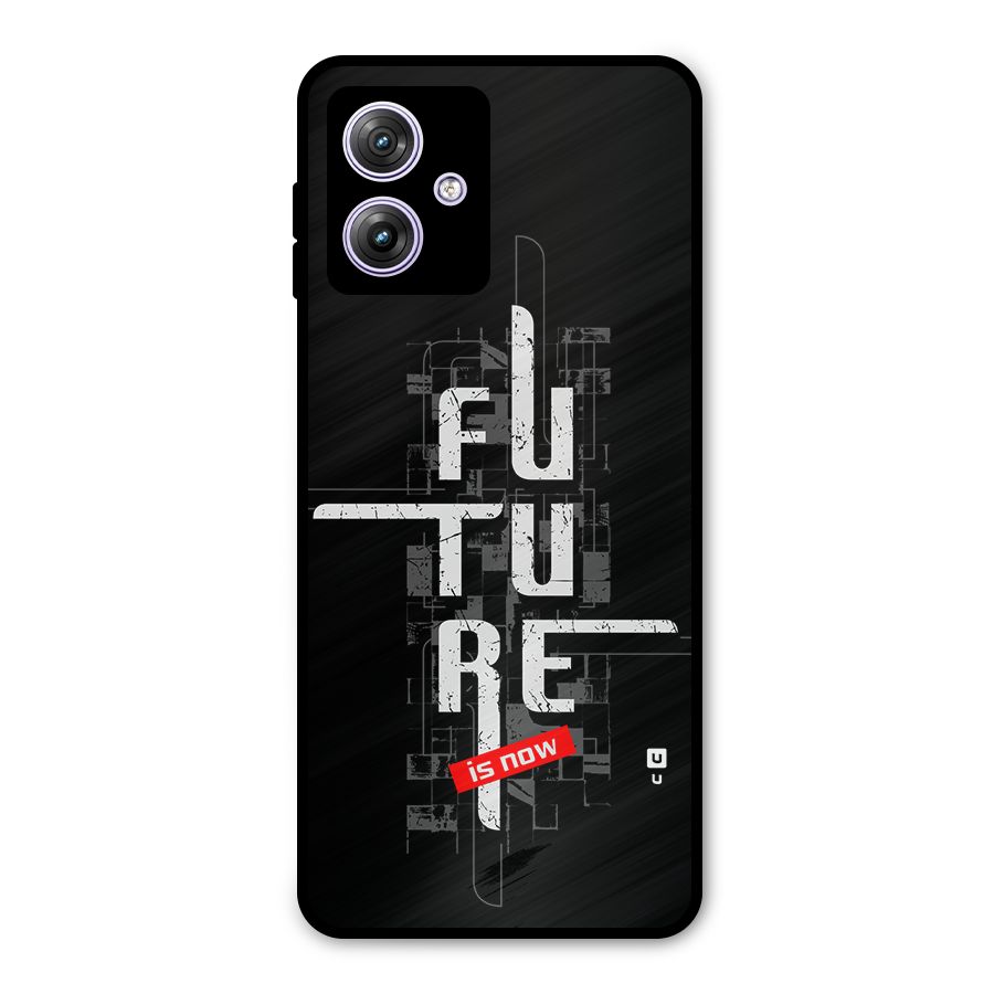 Future is Now Metal Back Case for Moto G64