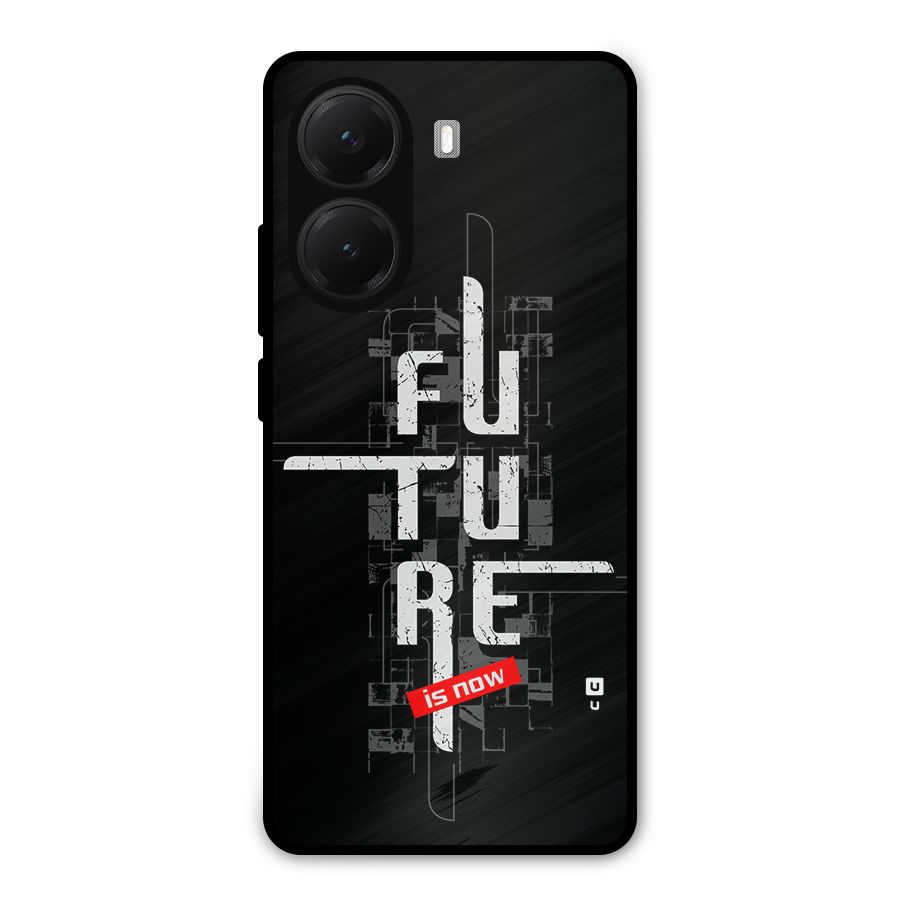 Future is Now Metal Back Case for Poco X7 Pro