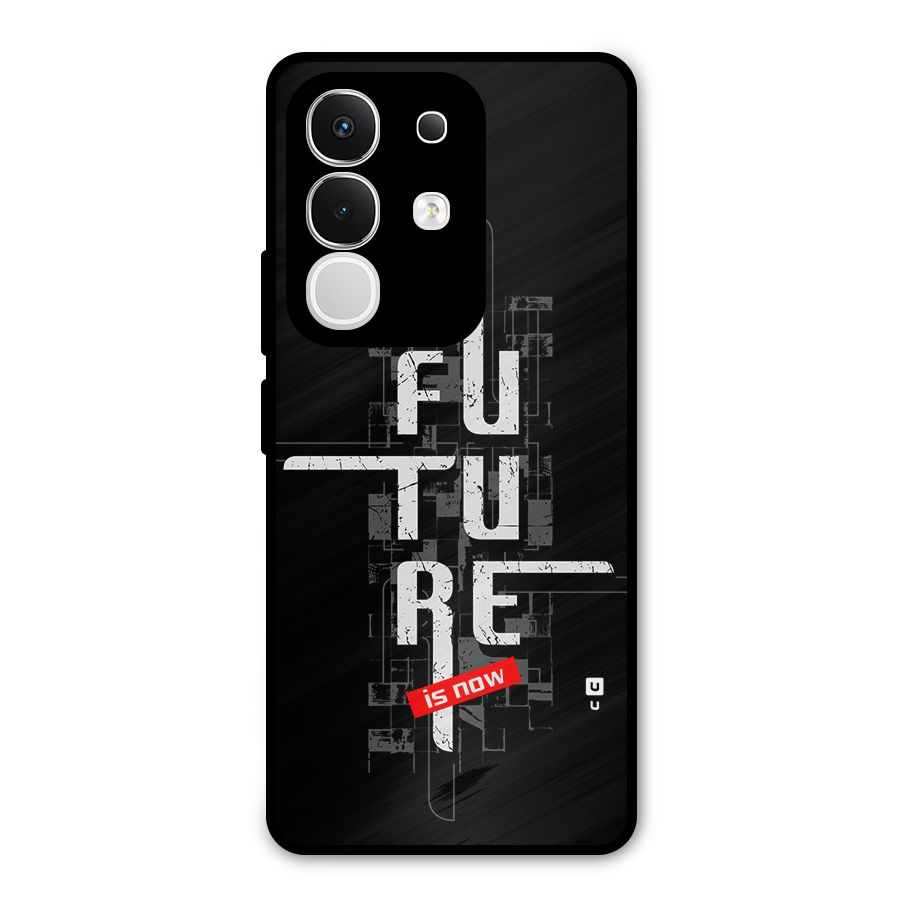 Future is Now Metal Back Case for iQOO Z10x