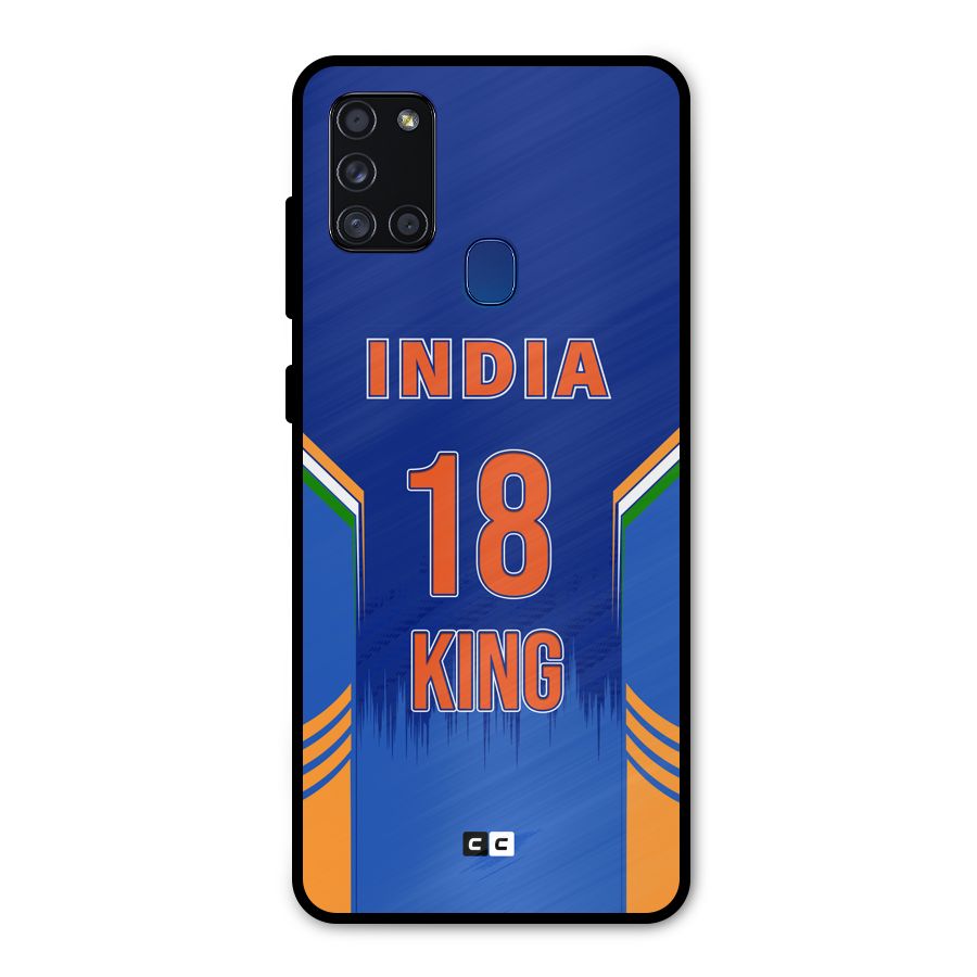 GOAT KING Metal Back Case for Galaxy A21s