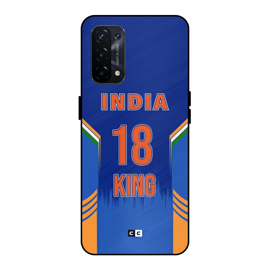 GOAT KING Metal Back Case for Oppo A74 5G