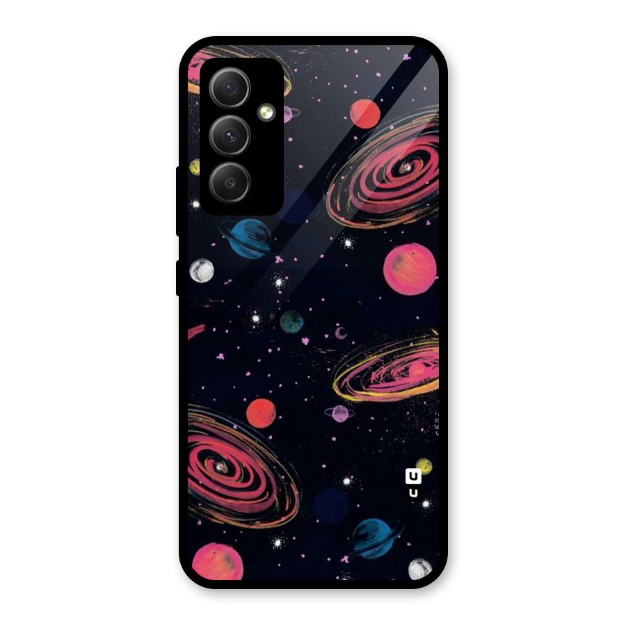 Galaxy Beauty Glass Back Case for Galaxy A34