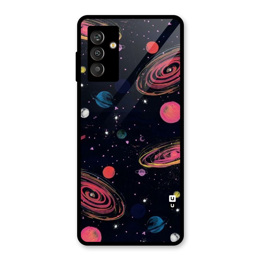 Galaxy Beauty Glass Back Case for Galaxy M13