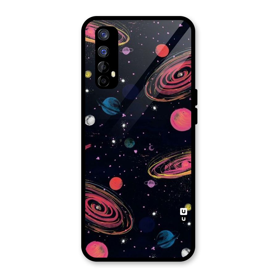 Galaxy Beauty Glass Back Case for Realme 7