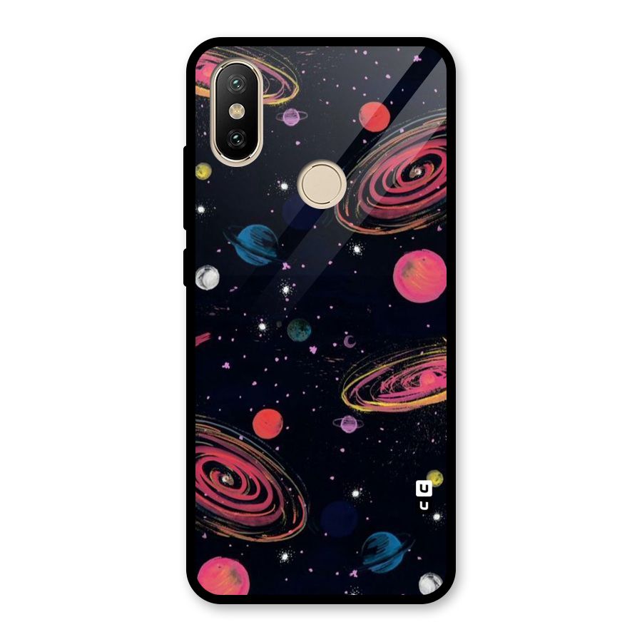 Galaxy Beauty Glass Back Case for Redmi A2