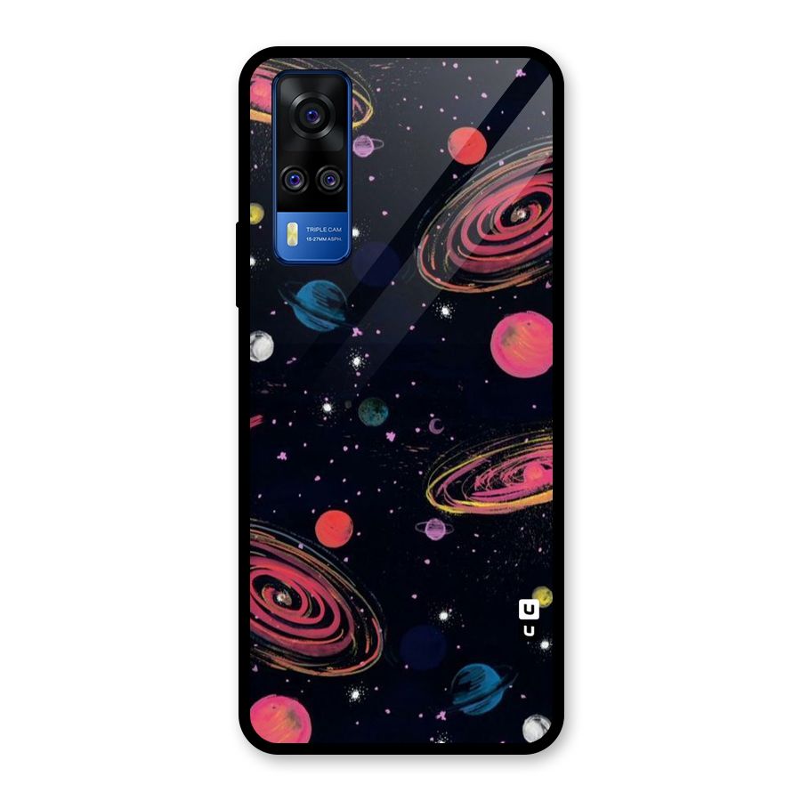 Galaxy Beauty Glass Back Case for Vivo Y31