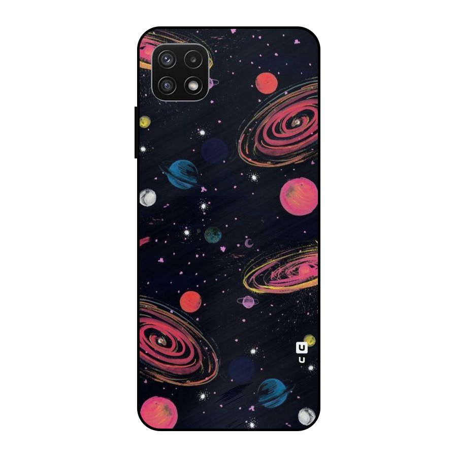 Galaxy Beauty Metal Back Case for Galaxy A22 5G