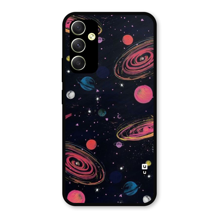 Galaxy Beauty Metal Back Case for Galaxy A34