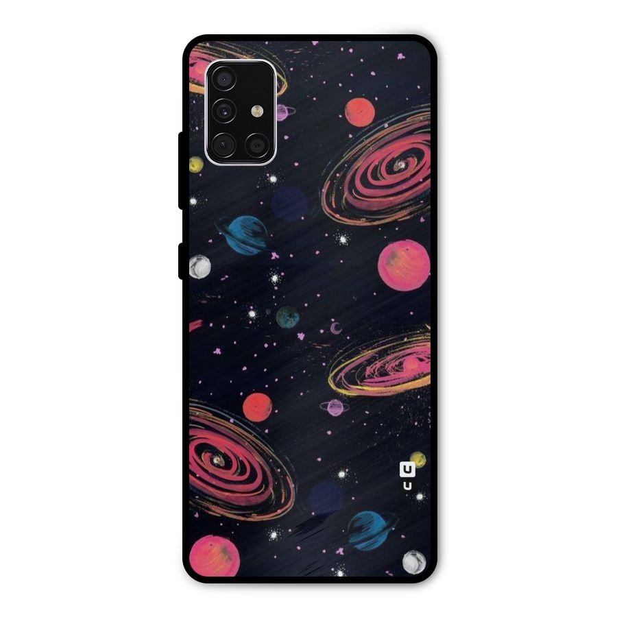 Galaxy Beauty Metal Back Case for Galaxy A51