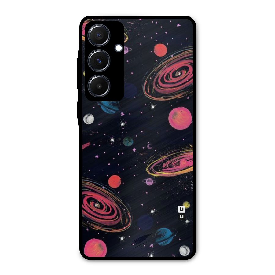 Galaxy Beauty Metal Back Case for Galaxy A55