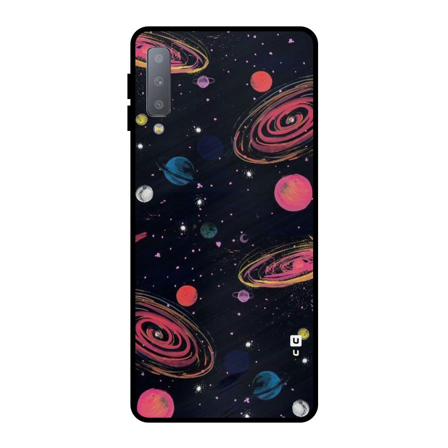 Galaxy Beauty Metal Back Case for Galaxy A7 (2018)