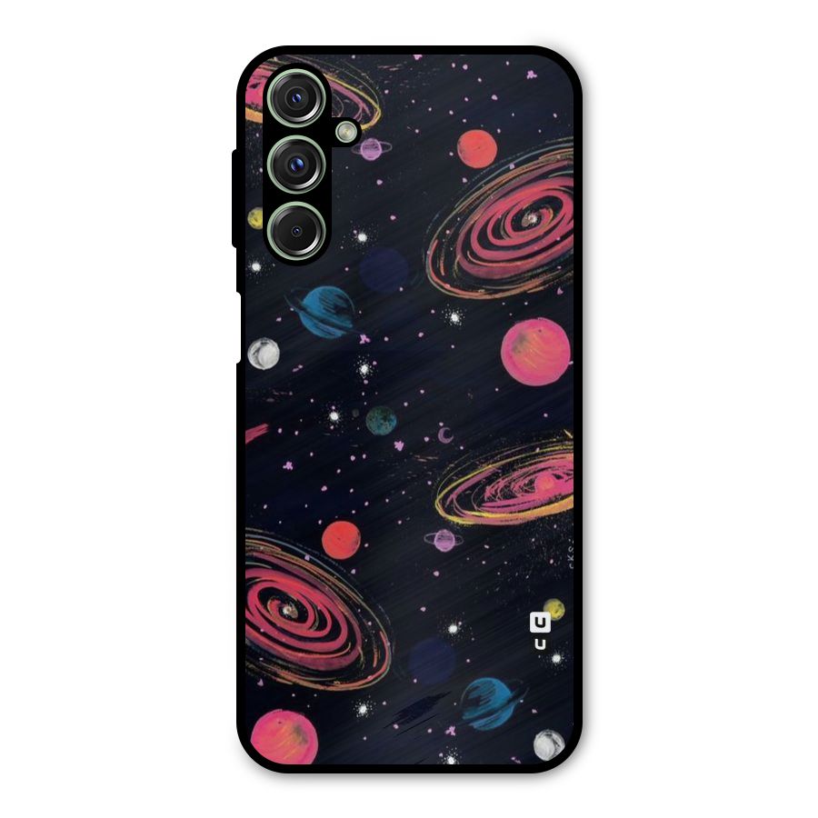Galaxy Beauty Metal Back Case for Galaxy F34