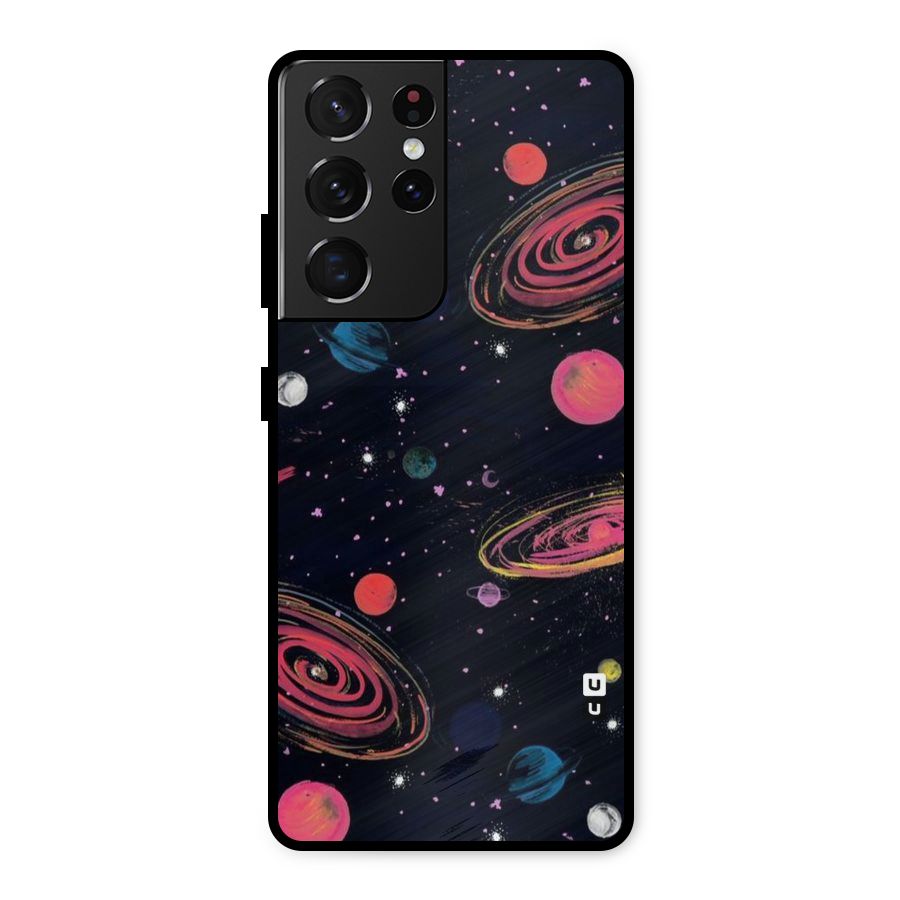 Galaxy Beauty Metal Back Case for Galaxy S21 Ultra 5G