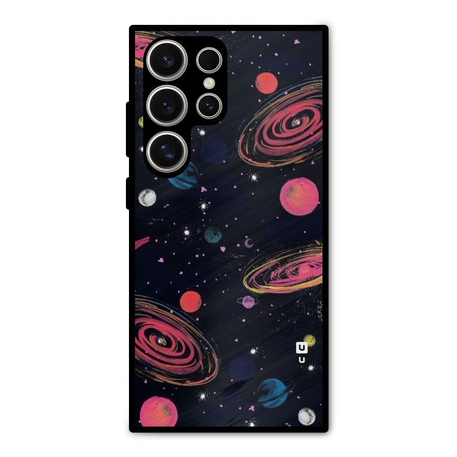 Galaxy Beauty Metal Back Case for Galaxy S24 Ultra