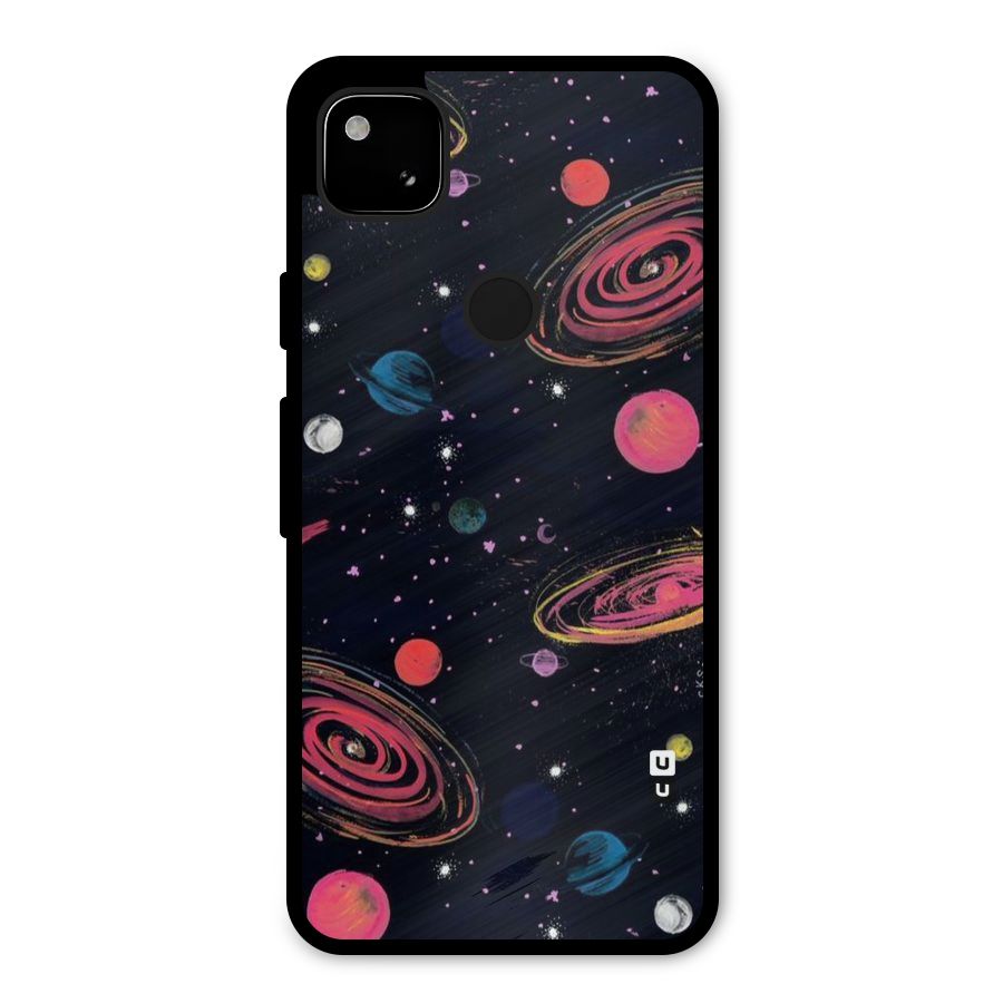 Galaxy Beauty Metal Back Case for Google Pixel 4a
