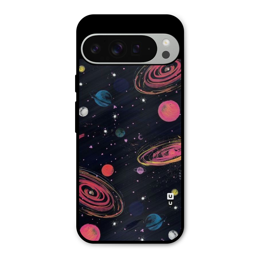 Galaxy Beauty Metal Back Case for Google Pixel 9 Pro XL