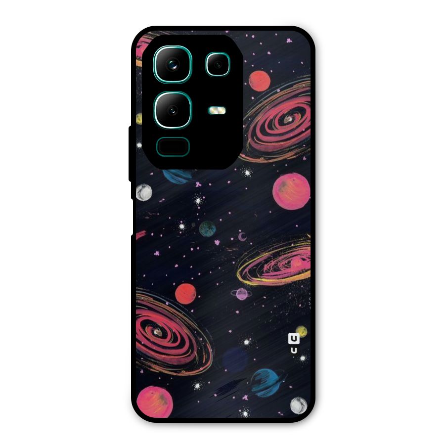 Galaxy Beauty Metal Back Case for Infinix Note 50x