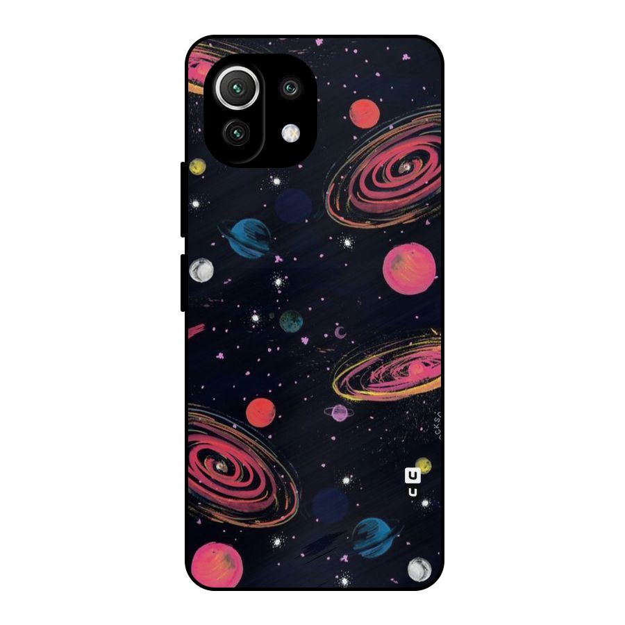 Galaxy Beauty Metal Back Case for Mi 11 Lite
