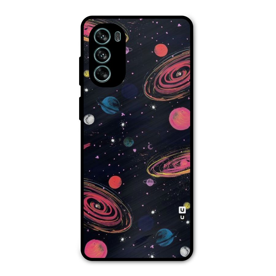 Galaxy Beauty Metal Back Case for Moto G62