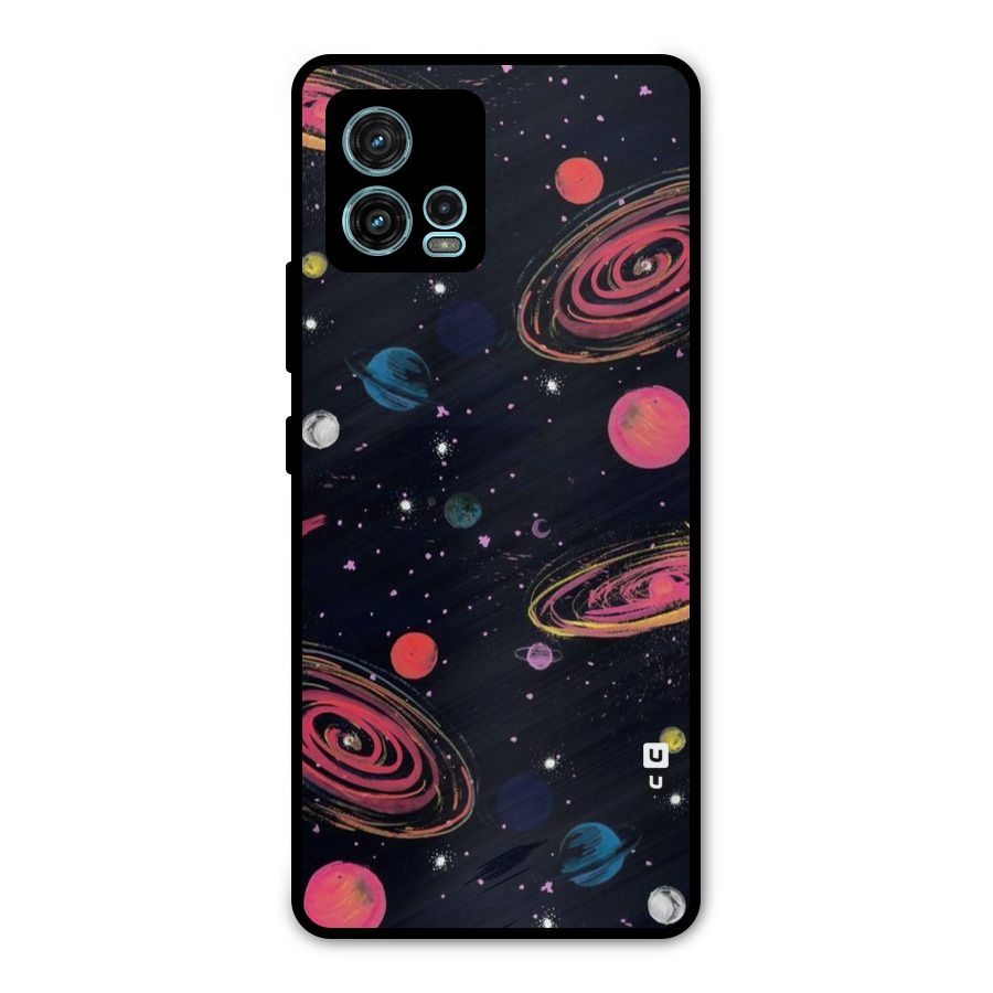 Galaxy Beauty Metal Back Case for Moto G72