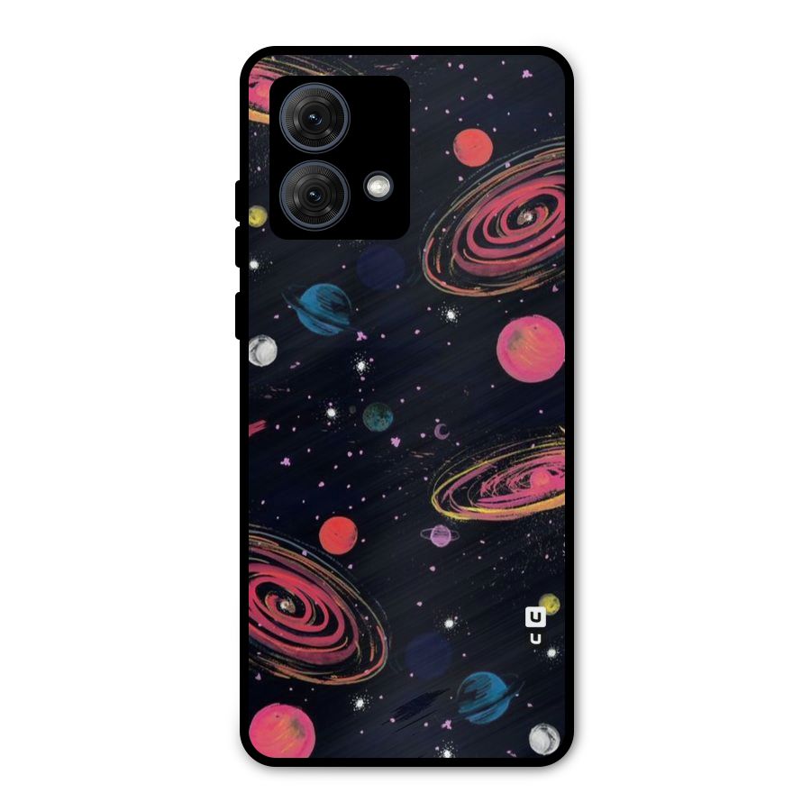 Galaxy Beauty Metal Back Case for Moto G84