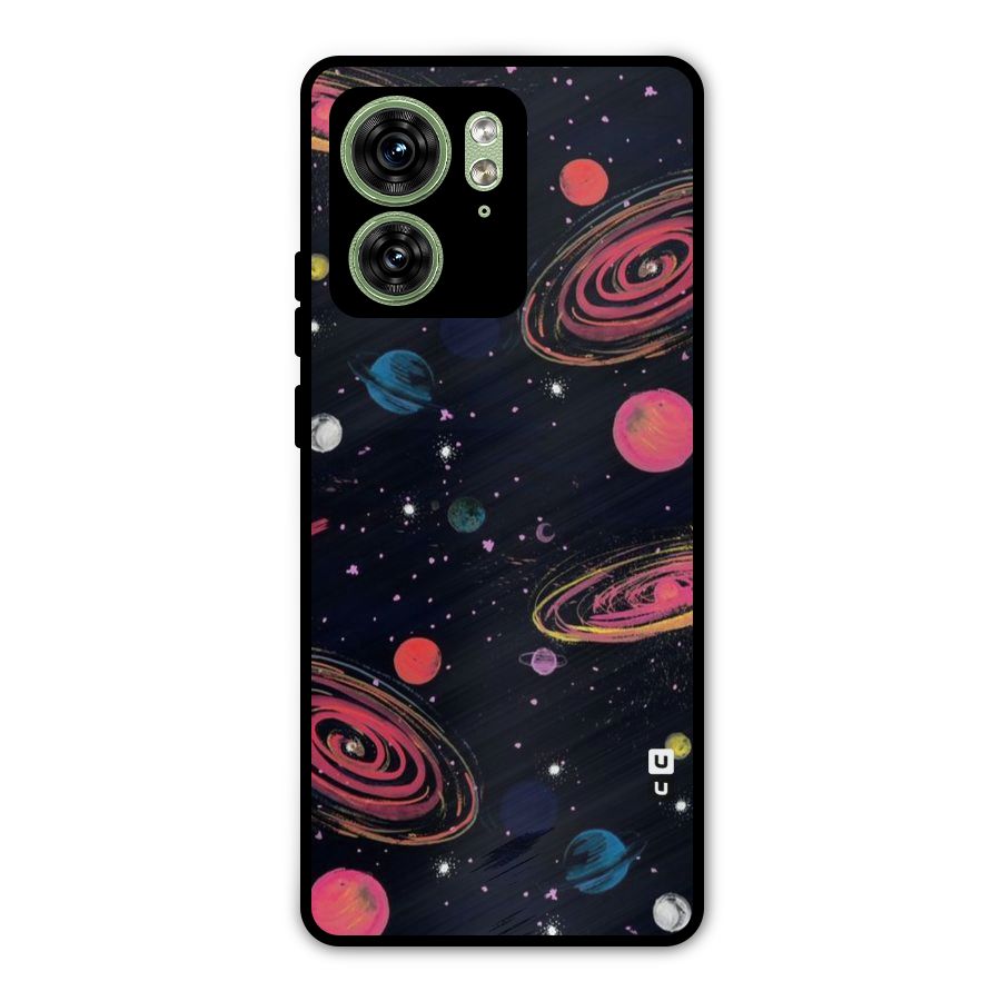 Galaxy Beauty Metal Back Case for Motorola Edge 40 5G