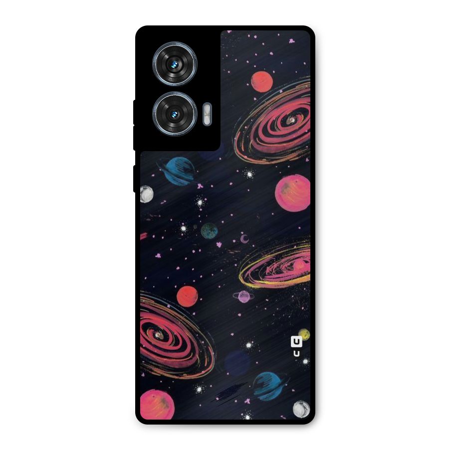 Galaxy Beauty Metal Back Case for Motorola Edge 50 Fusion