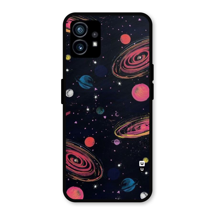 Galaxy Beauty Metal Back Case for Nothing Phone 1