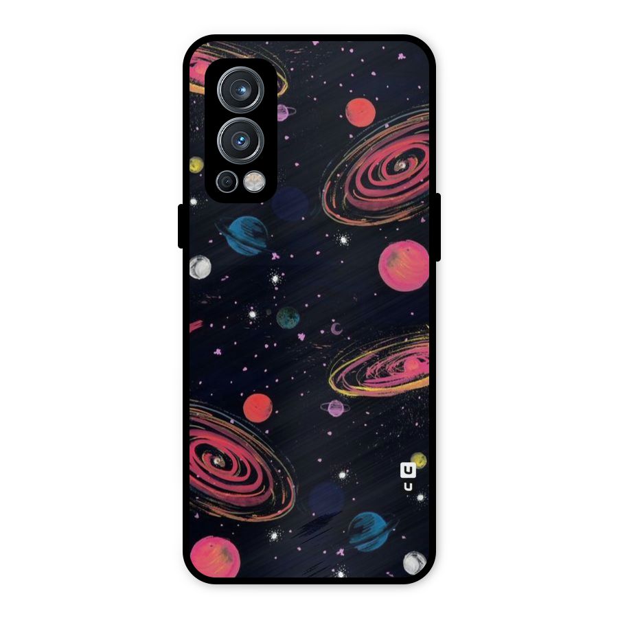 Galaxy Beauty Metal Back Case for OnePlus Nord 2 5G